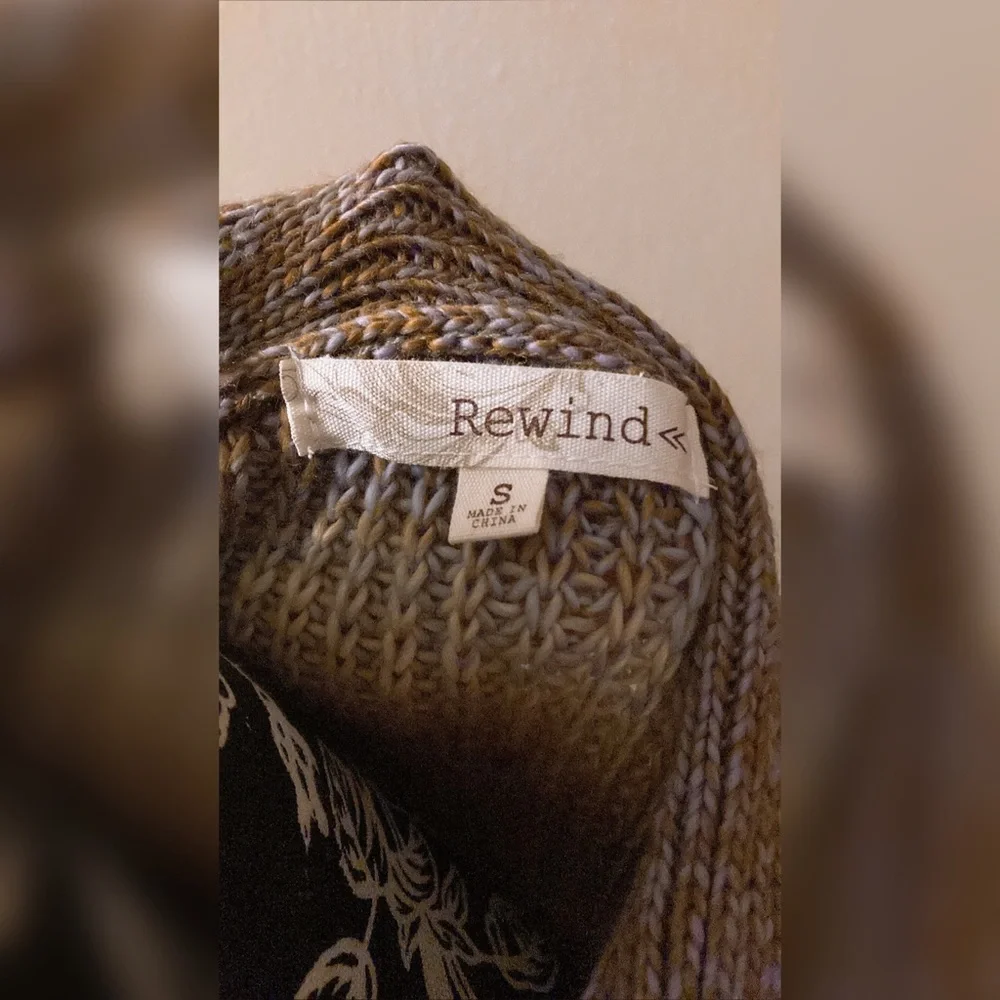 Rewind Boho Button Front Cardigan - Picture 6 of 6